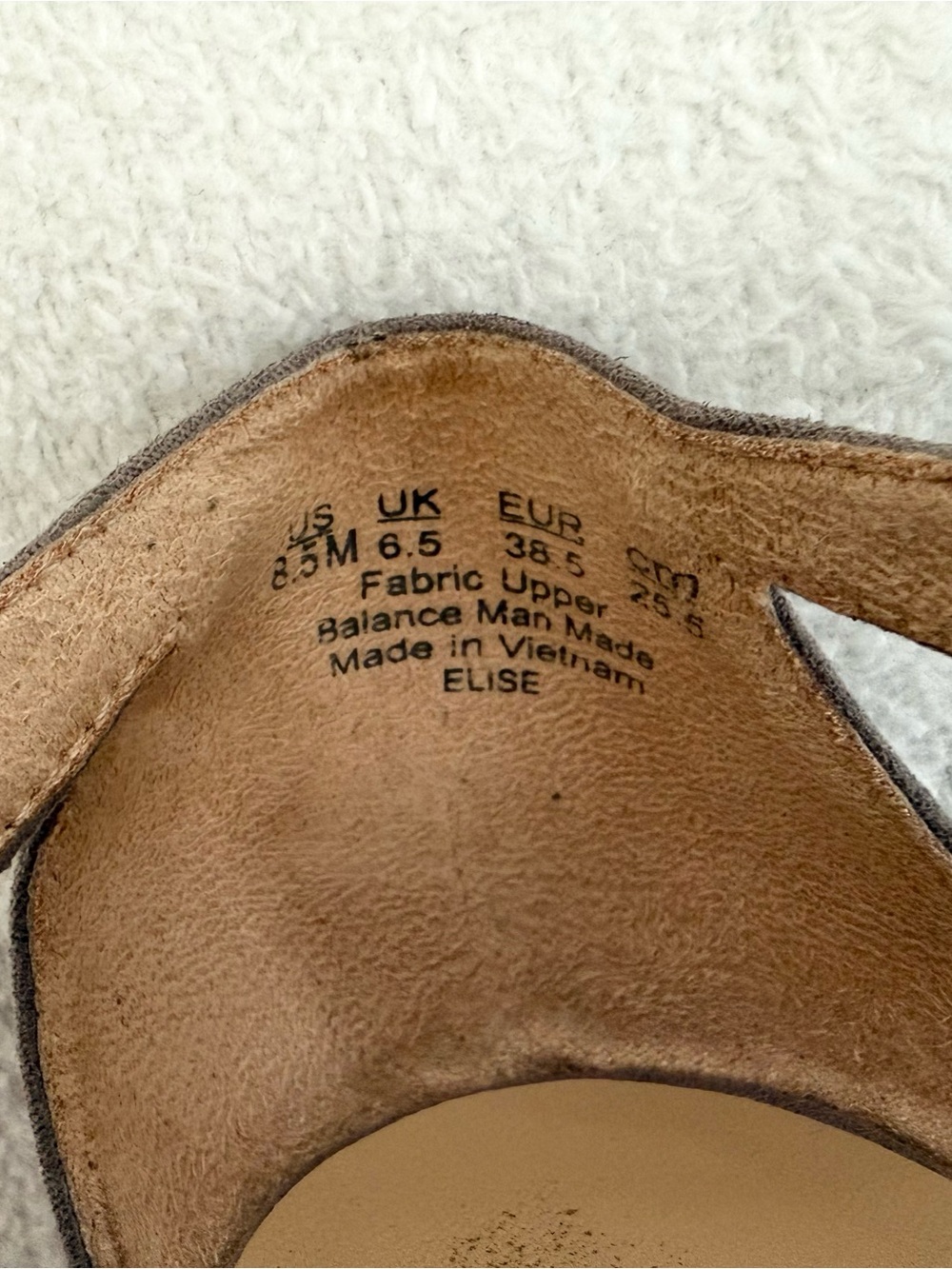 Naturalizer Platform Block Heel Sandals Size 8.5 Taupe Strappy - Picture 10 of 10